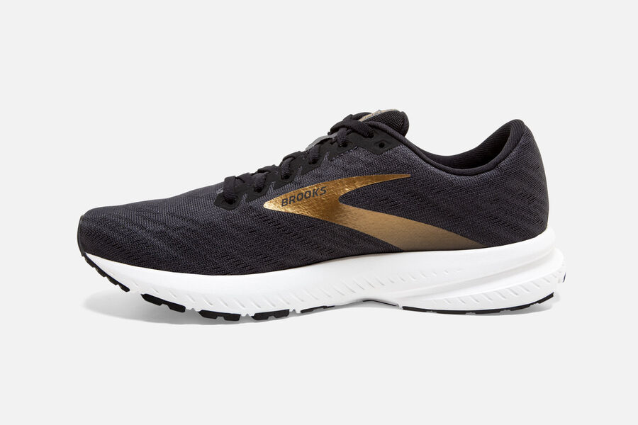 Brooks Launch 7 Road Loopschoenen Heren - Zwart/Goud - 320198PGB